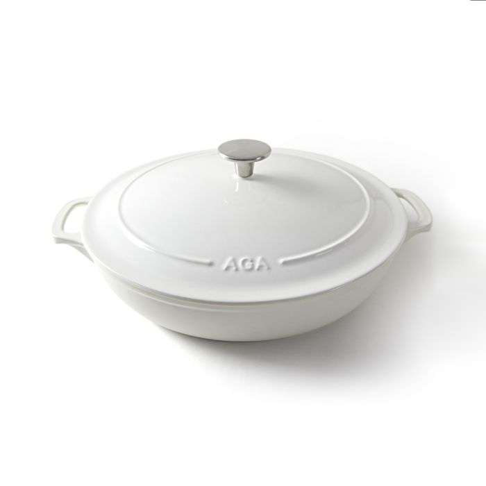 AGA Cast Iron 30cm Buffet Casserole White